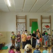 Vystoupení divadelního kroužku škola